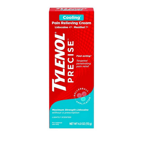 Precise Pain Relieving Cream Lightly Scented Cooling 4 Oz by Tylenol