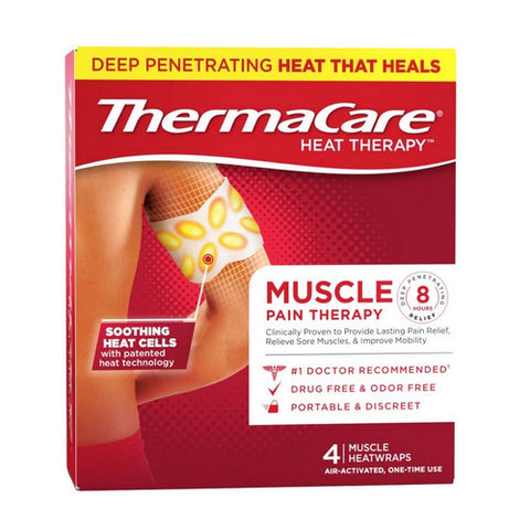 Muscle Pain Therapy Heatwraps 4 Count by Thermacare