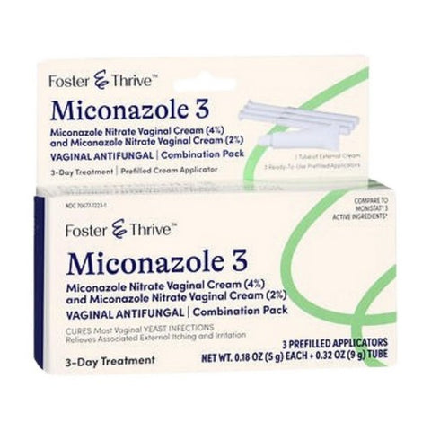 Foster And Thrive, Miconazole 3 Nitrate Vaginal Cream, 1 Count
