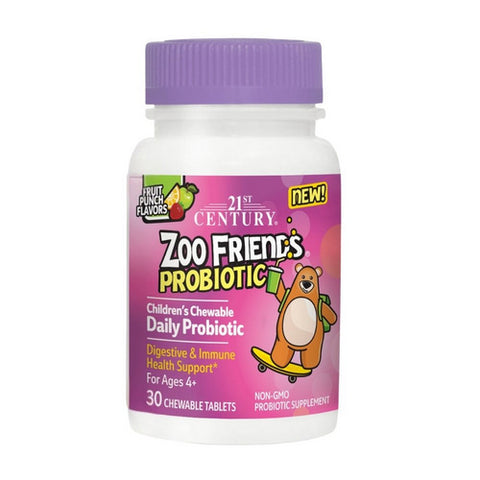 21st Century, Daily Probiotic Children's Chews, 30 Tabs