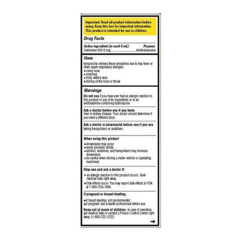 Quagen, Childrens's Cetirizine, 118 Ml