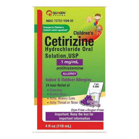 Quagen, Childrens's Cetirizine, 118 Ml