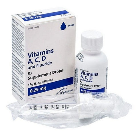 Taro, Vitamins A/C/D And Fluoride, 0.5 Mg, 50 mL