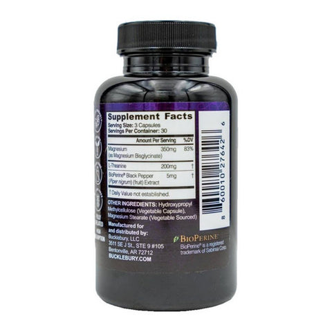 Bucklebury, Magnesium Glycinate With L-Theanine, 90 Caps