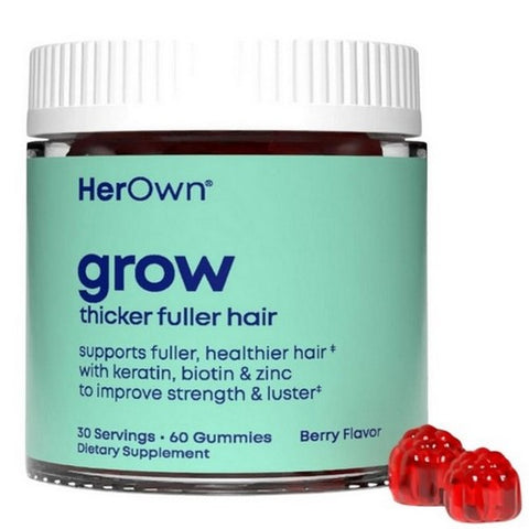 Her Own, Grow Thicker Hair, 60 Gummies