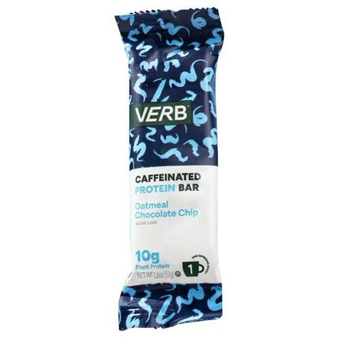 Verb Energy, Oatmeal Chocolate Chip Casseinated Protein Bar, 1.8 Oz (Case Of 12)