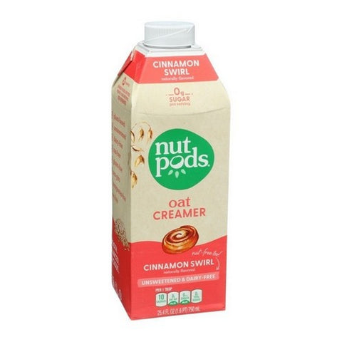 Nutpods, Oat Creamer Cinnamon Swirl, 25.4 Oz (Case Of 6)
