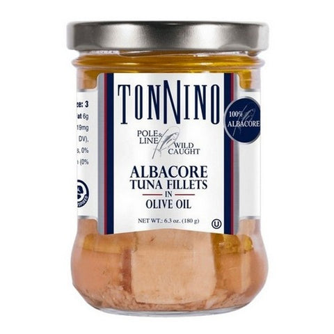 Tonnino, Wild Caught Albacore Tuna Fillets In Olive Oil, 6.3 Oz (Case Of 6)