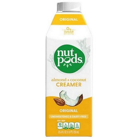 Nutpods, Original Almond Coconut Dairy Free Creamer, 25.4 Oz (Case Of 6)