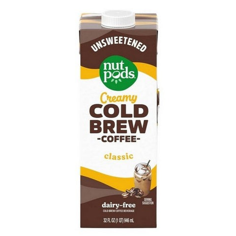Nutpods, Creamy Cold Brew Vanilla Caramel Coffee Beverages, 32 Oz (Case Of 6)