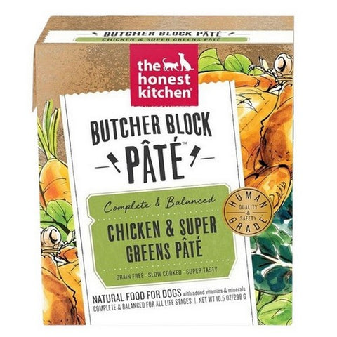 The Honest Kitchen, Pate Chicken Greens Dog Food Wet, 10.5 Oz (Case Of 6)