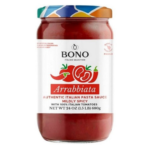 Bono, Arrabbiata Pasta Sauce, 24 Oz (Case Of 6)