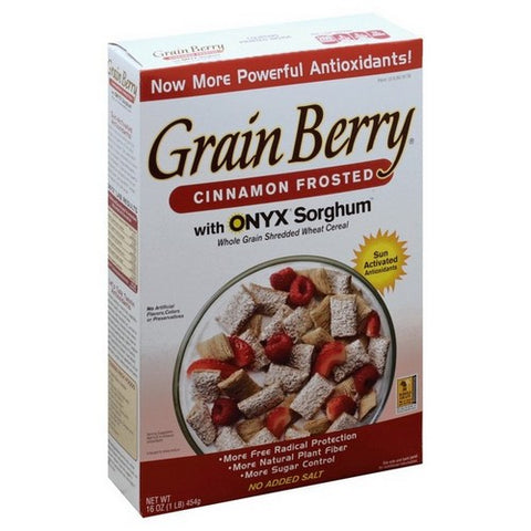 Grain Berry, Cinnamon Frosted Cereal, 16 Oz (Case Of 6)
