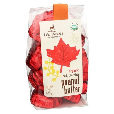 Lake Champlain, Organic Milk Chocolate And Peanut Butter, 5 Oz (Case Of 12)