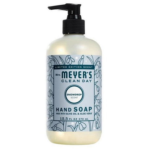 Mrs. Meyer's, Liquid Hand Soap Snow Drop, 12.5 Oz (Case Of 6)