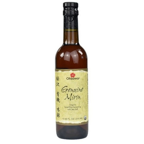 Ohsawa, Genuine Mirin Organic Sweet Rice Seasoning With Sea Salt, 12.68 Oz (Case Of 6)