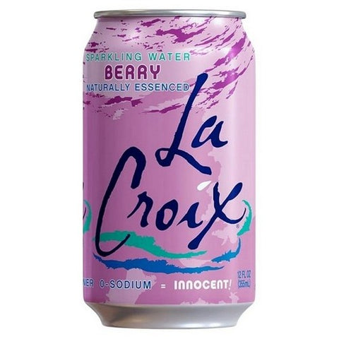 Lacroix, Sparkling Water Berry, 12 Oz X 8 Count (Case Of 3)