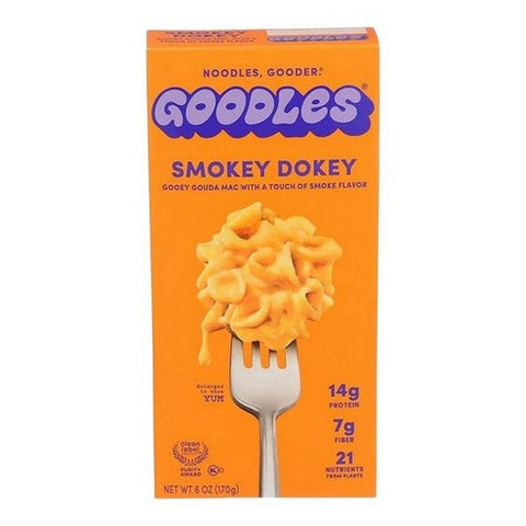 Goodles, Smokey Dokey Noodles, 6 Oz (Case Of 12)