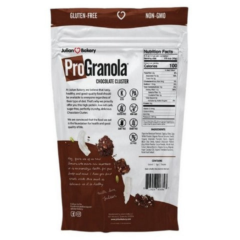 Julian Bakery, Pro Granola Chocolate Cluster, 9 Oz (Case Of 6)