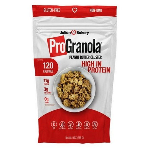 Julian Bakery, ProGranola Peanut Butter Cluster, 9 Oz (Case Of 6)