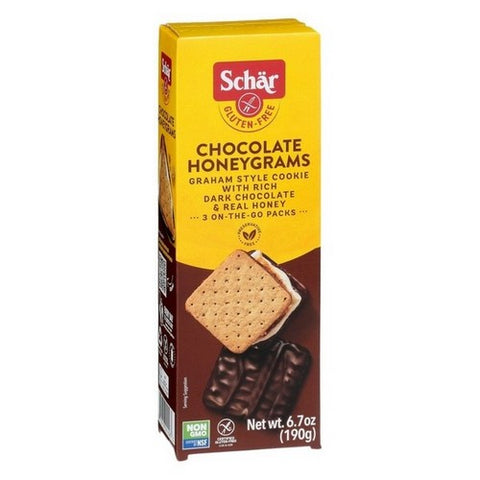 Schar, Chocolate Honeygrams, 6.7 Oz (Case Of 6)