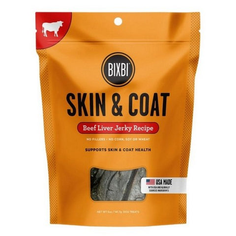Bixbi, Skin And Joint Grain Free Jerky For Dogs Beef Recipe, 5 Oz (Case Of 6)