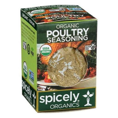 Spicely Organics, Organic Poultry Seasoning, 0.35 Oz (Case Of 6)