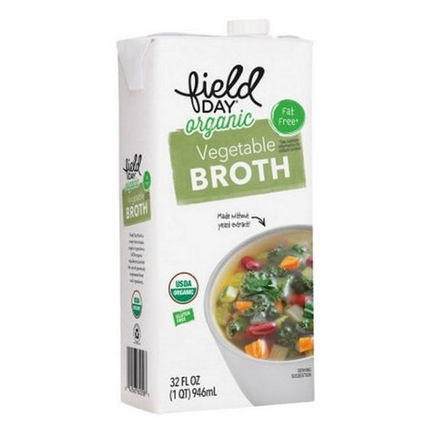 Field Day, Organic Vegetable Broth, 32 Oz (Case Of 12)