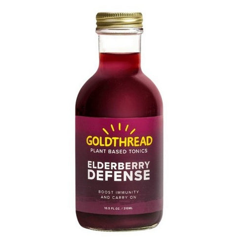 Goldthread, Plant Based Tonic Elderberry Tonic Defense, 10.5 Oz (Case Of 12)