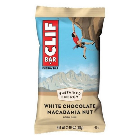 Clif Bar, White Chocolate Macadamia Nut Energy Bars, 2.4 Oz X 5 Count (Case Of 6)