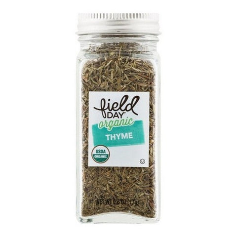 Field Day, Organic Thyme, 0.6 Oz (Case Of 6)