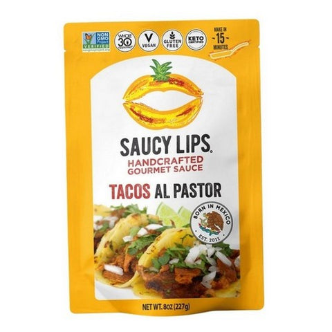 Saucy Lips, Sauce Taco Al Pastor, 8 Oz (Case Of 6)
