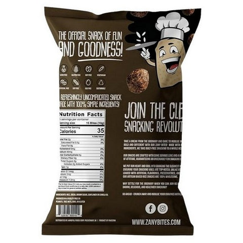 Zany Bites, Chocolate Double Dip Rice Snack, 1.75 Oz (Case Of 5)