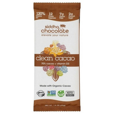Siddha Remedies, Siddha Chocolate Clean Cacao, 45 Grams (Case Of 6)