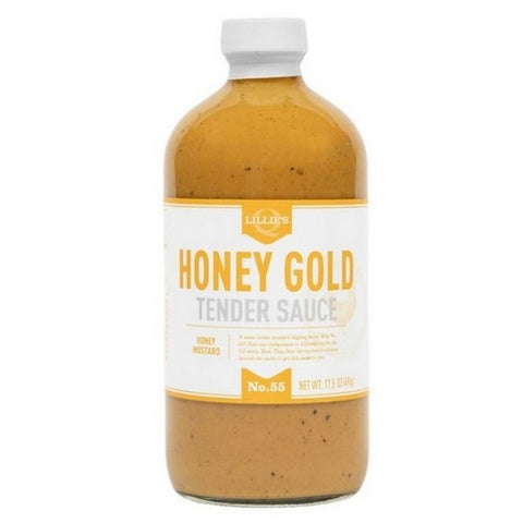 Lillies Q, Honey Gold Tender Sauce, 17.5 Oz (Case Of 6)