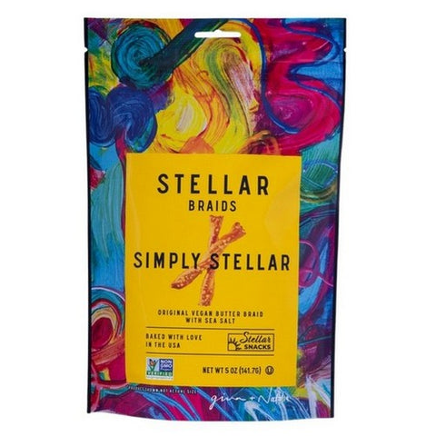 Stellar Snacks, Simply Stellar Pretzel Braids, 5 Oz (Case Of 6)
