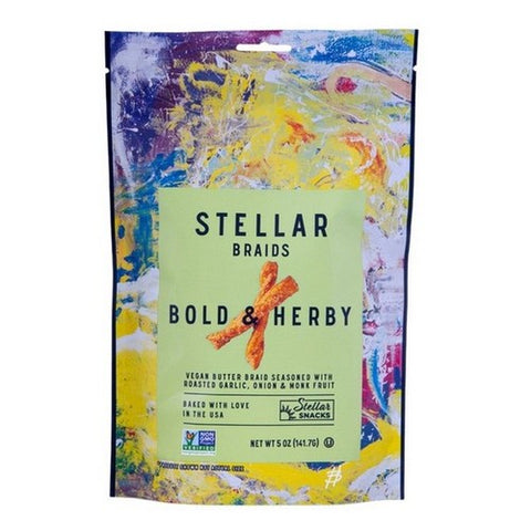 Stellar Snacks, Bold And Herby Pretzel Braids, 5 Oz (Case Of 6)