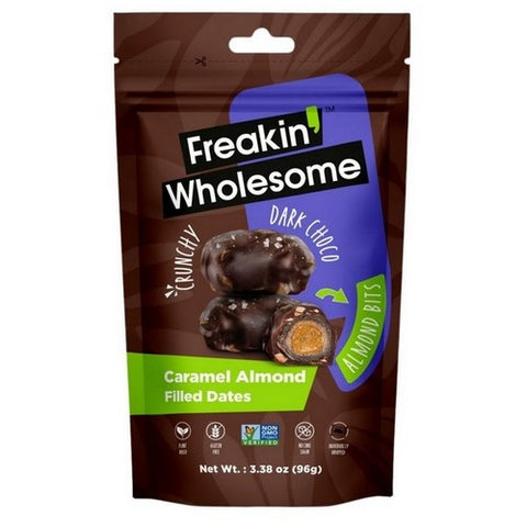 Freakin Wholesome, Dark Chocolate Caramel Almond, 3.38 Oz (Case Of 6)