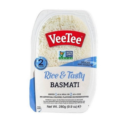 Veetee, Basmati Rice, 9.9 Oz (Case Of 6)