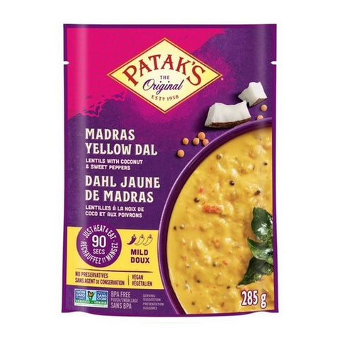 Patak, Lentils Madras Yellow Dal, 10.05 Oz (Case Of 6)