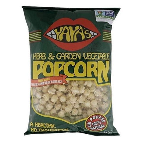 Yaya Organics, Herb And Garden Vegetable Popcorn, 6 Oz (Case Of 12)