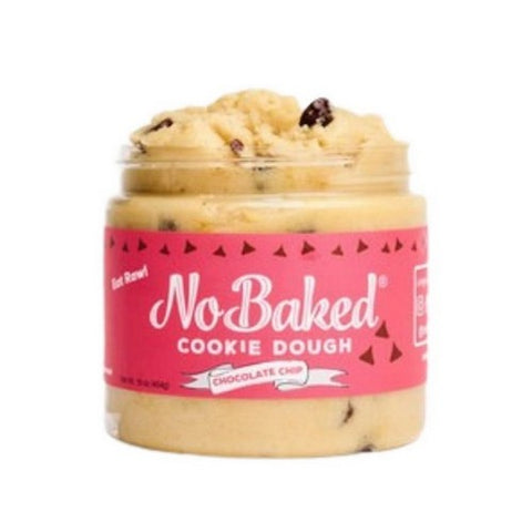 Nobaked Cookie Dough, Edible Chocolate Chip Cookie, 16 Oz (Case Of 6)