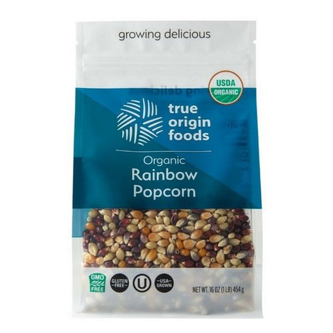 True Origin Foods, Rainbow Popcorn, 16 Oz (Case Of 6)