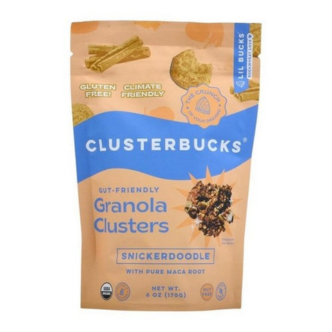 Lil Bucks, Clusterbucks Grain Free Superfood Clusters Snickerdoodle, 6 Oz (Case Of 6)
