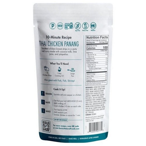 Kevins Natural Foods, Thai Red Curry Sauce, 7 Oz (Case Of 12)