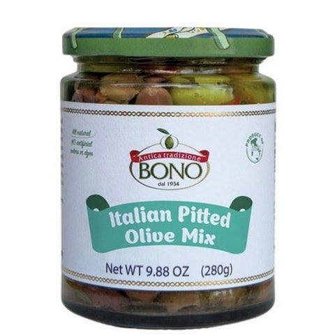 Bono, Italian Pitted Olive Mix, 9.88 Oz (Case Of 6)