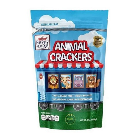 Happy Snacks, Animal Crackers, 8 Oz (Case Of 6)