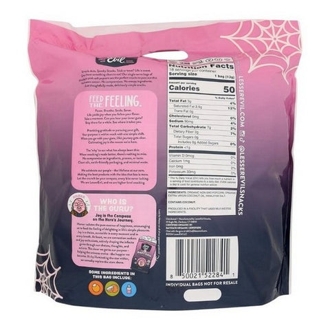 Lesser Evil, Organic Popcorn Himalayan Pink Salt, 0.46 Oz X 18 Count (Case Of 5)