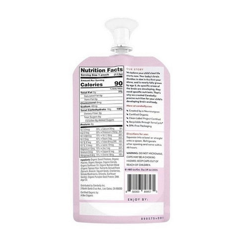 Cerebelly, Organic Sweet Potato Peach Pouch, 4 Oz (Case Of 6)