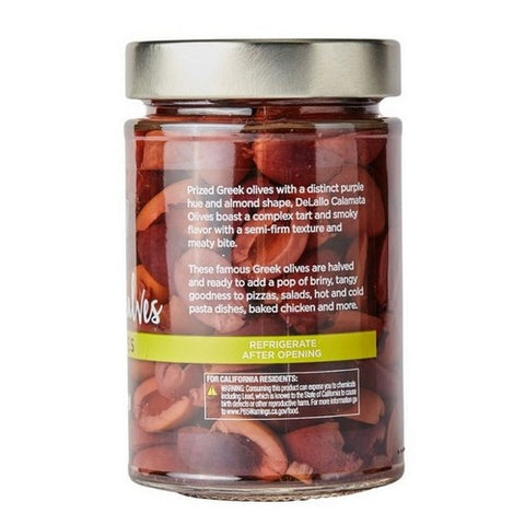 Delallo, Specialty Olives Calamata Halves, 5.64 Oz (Case Of 6)